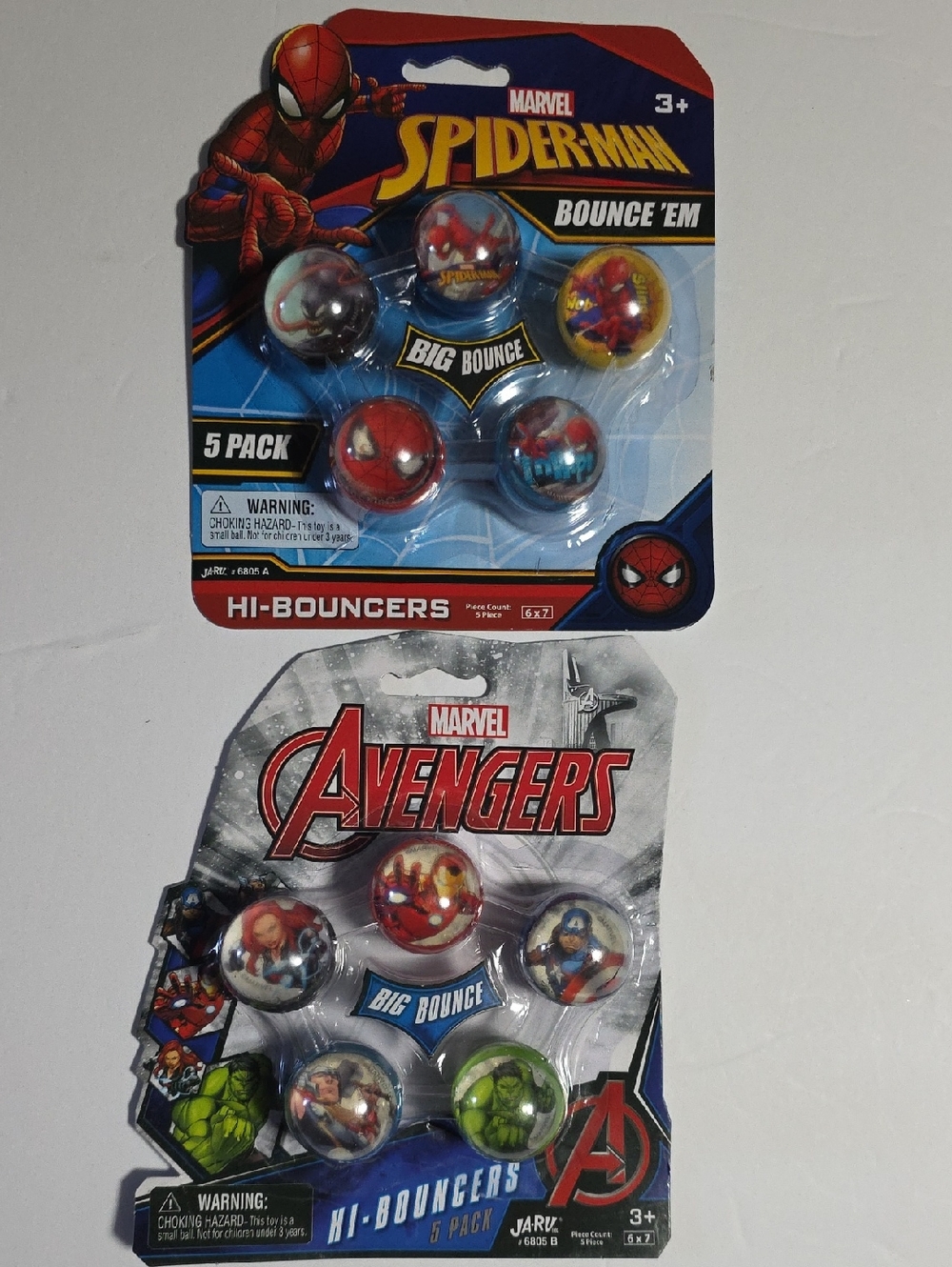 Marvel Hi-Bouncers 10-Pack Spider-Man & Avengers Multi-Color